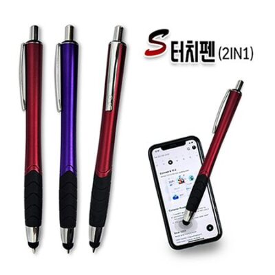 볼펜판촉물 S터치펜 2IN1 제작 대표이미지